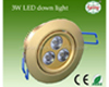 3W LED Recessed light with CE&ROHS approval