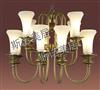 Brass chandelier