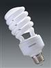 Spiral type tri-phosphor electronic energy saving lamp
