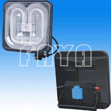D3802(S) - Work light with 2D 38W tube