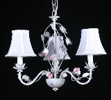 chandelier with lamp shade