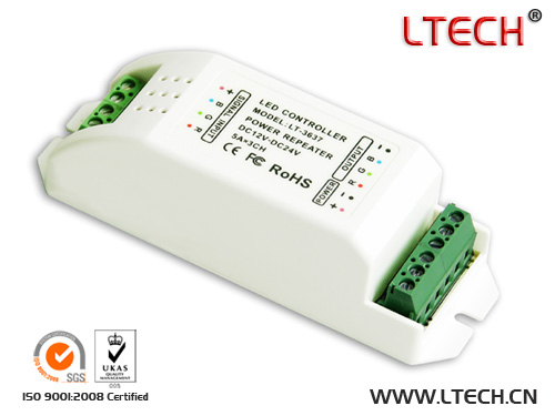LED power repeater common anode to common cathode