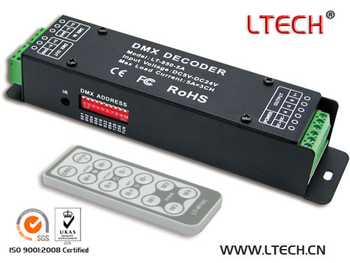 LT-850-5A LED CV DMX decoder 5A/CH*3