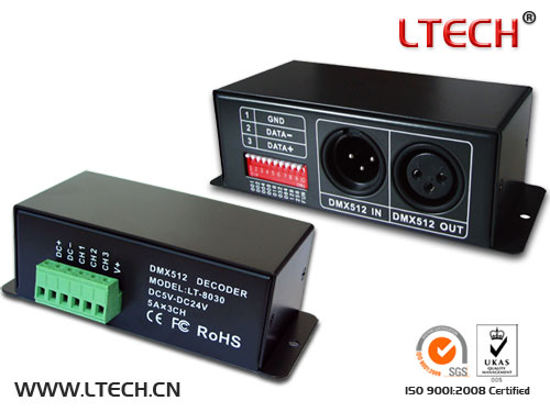 LED DMX512 controller TLS3001 TLS3002 driving IC