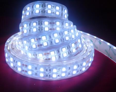 Dual-line LED strip/600pcs SMD LEDs/5m 5050 RGB LED Flexible Light