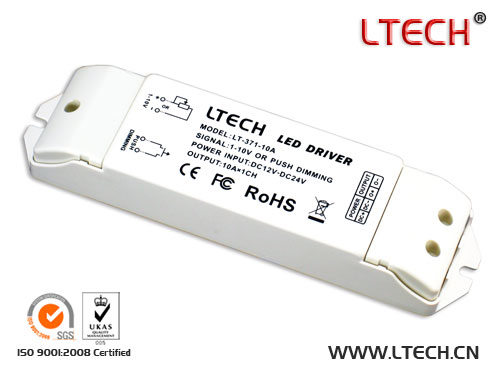 LT-701-12A LED 0/1-10V led driver 10A/CH*1