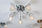 Glass Flower Ceiling Light  ID33101/5