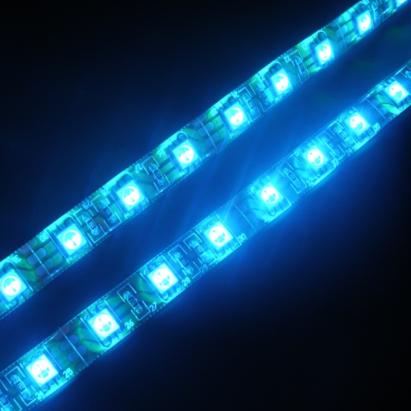 24VDC Obverse Sealed glue LED strip, IP67 SMD5050 60leds/M waterproof strip lights