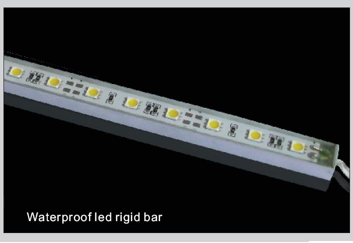 60leds Waterproof LED Rigid Strip light , SMD5050 rigid bar light 1meter