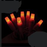 CE certificated Light String, rubber wire, moulded cap
