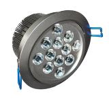 Silver shell 12W led downlights