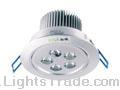 5W hi-power LED Ceiling Light with Pure Aluminium