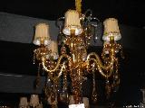 Crystal Pendant Lamp 9829-6 Luxury Gold Chandelier