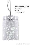 Huayi Export Modern White Pendant Light IED27996-1W, Relaxed and Exquisite