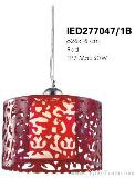 Huayi Export Modern Red Pendant Light IED277047-1R, Relaxed and Exquisite