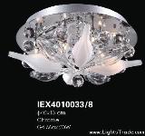 Huayi Export Modern Chrome Ceiling Light IEX4010033/8, Exquisite and Elegant