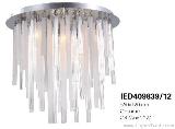 Huayi Export Modern Chrome Ceiling Light IED409839/12, Exquisite and Elegant