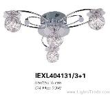 Huayi Export Modern Ceiling Light IEXL404131-3+1, Exquisite and Elegant/