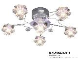 Huayi Export Modern Ceiling Light IEXL406221-5+1, Exquisite and Elegant/