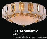 Huayi Export Crystal Modern Ceiling Light IEX1478068/12, Grand and Gorgeous