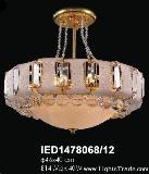 Huayi Export Crystal Modern Pendant Light IED1478068-12, Grand and Gorgeous