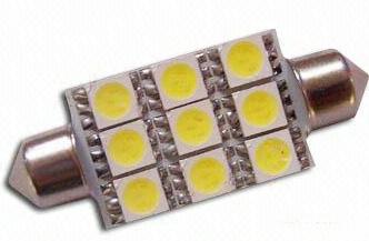 CE Approved 50,000h life Double-pointed Auto Width auto LED Lamp