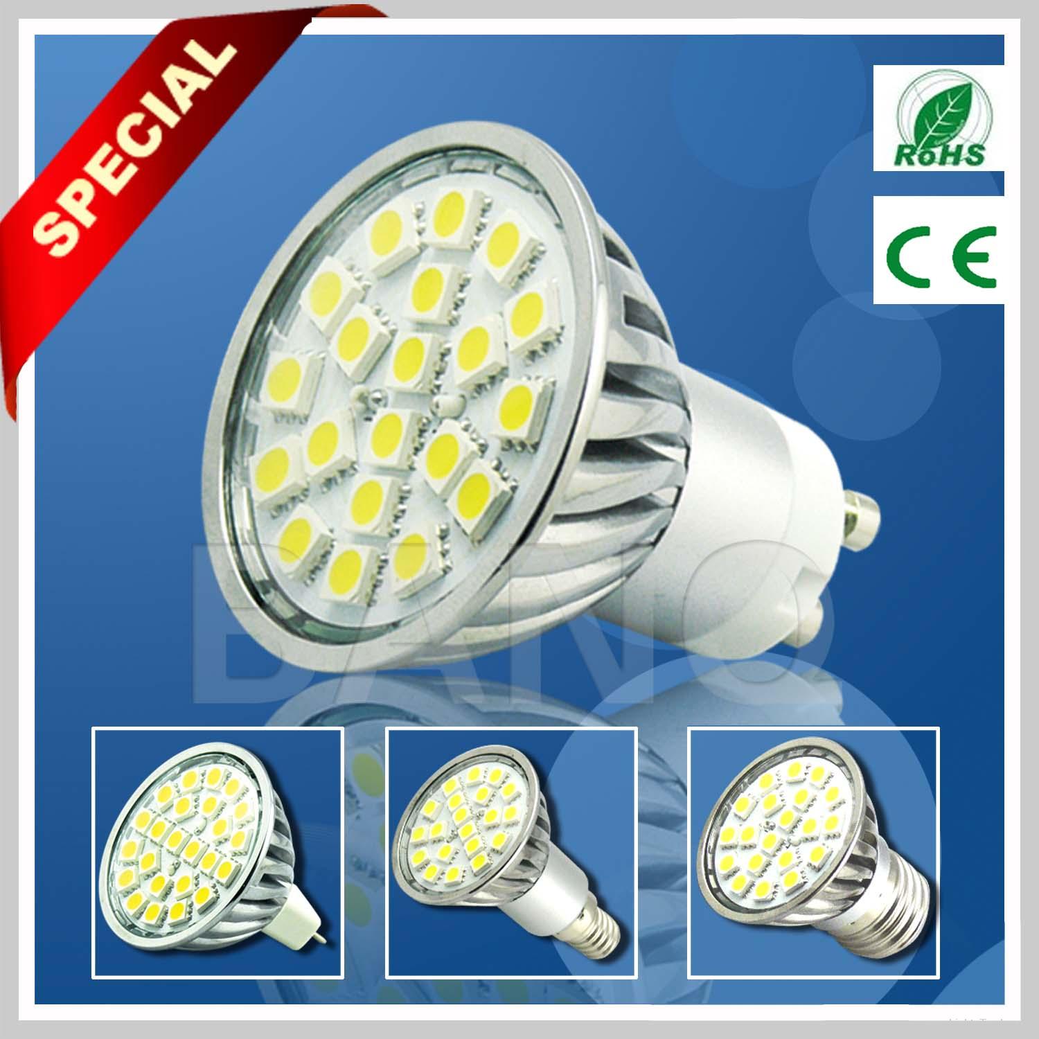 2013 Hotsale SMD 5050 20pcs GU10 LED Bulb