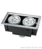 square grill light 2x5x3W