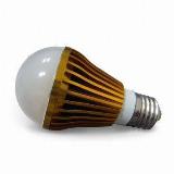 5W LED Bulb with Size of 60 x 131mm, E27 Base and Input Voltage of 85 to 265V AC