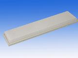 Surface mounted lighting fixture for fluorescent tubes 
