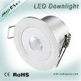 High bright 1*3W LED Downlight with 122/165Lm Luminus Flux