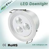 Super brightly down light 3*1W, CE,RoHS Approval