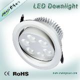 6*1W LED Downlight with 12V AC/DC, 100 to 240V AC Input voltages /di