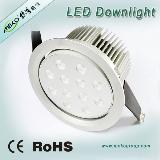 12*1W LED Downlight with 910/1200Lm Luminus Flux