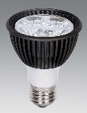LED spotlight, PAR20,6.5W, E27, White/Black color