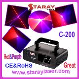 C-200PR red and purple laser light,stage light
