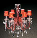 glass arms chandelier