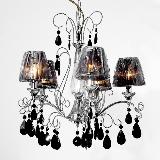 2011.6 Metal with chrome Crystal lamp