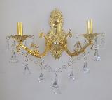 2011 Gold Crystal wall light