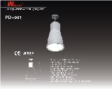 Pendant light for T5 tube/LED droplight series