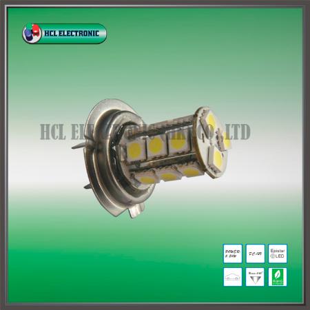 H7 LED Fog light, LED car bulbs,LED lighting,LED lights/18pcs 5050SMD LEDs/(H7)