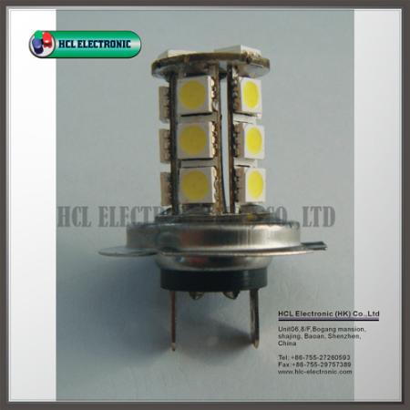 H7 LED Fog light, LED car bulbs,LED lighting,LED lights/18pcs 5050SMD LEDs/(H7)