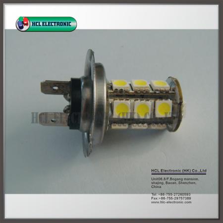 H7 LED Fog light, LED car bulbs,LED lighting,LED lights/18pcs 5050SMD LEDs/(H7)