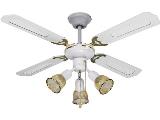 42Inches Ceilling fan light，Downroad Fan 42-104-4PB-3SP