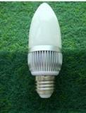Led candle bulb 3*1W milky white