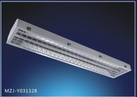 F2 industrial fixture with wire-guard