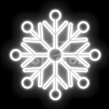 LED Motifs in snowflake design with different specification and design