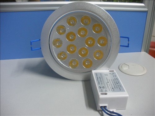 Aluminum LED downlight 15W, High brightness LED Ceiling lamps Adison/Epistar Chip