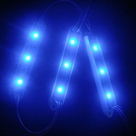 Waterproof LED modules with 3pcs super-flux LEDs for Channel letter 