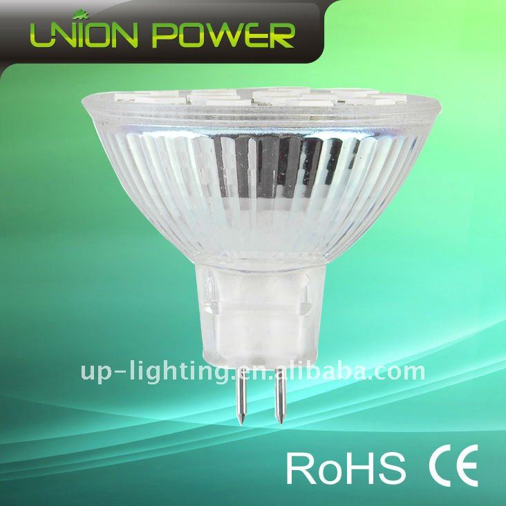 MR16 GU10 mini led lamp 15SMD 3W 6-17V AC DC